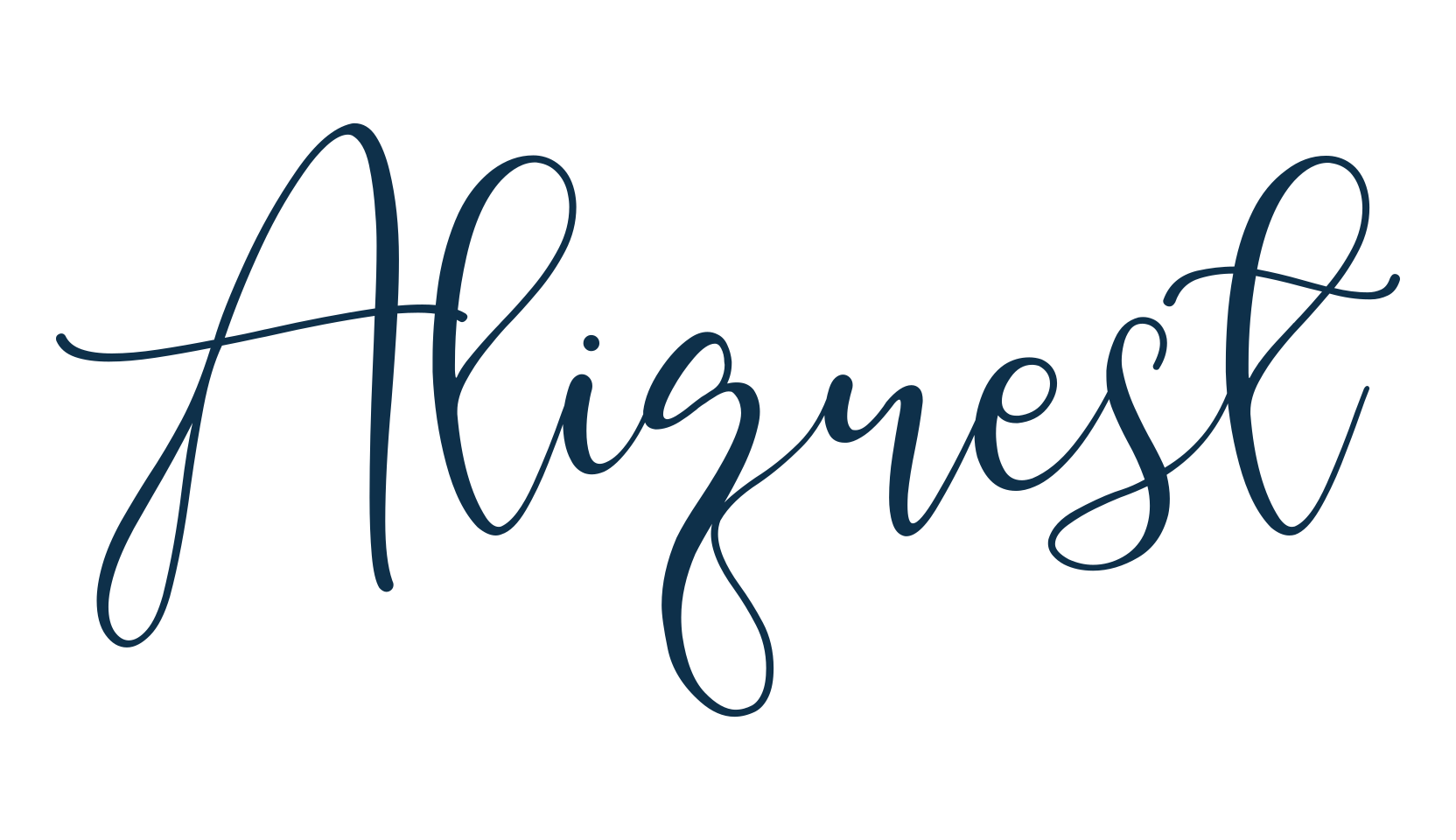 Aliquest, script calligraphy fancy decorative font preview