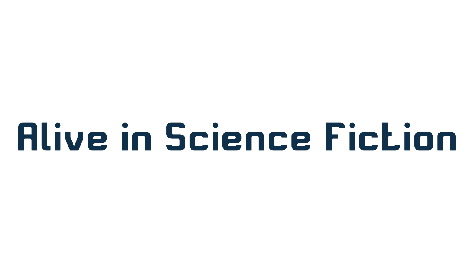 Alive in Science Fiction, techno sci-fi font preview