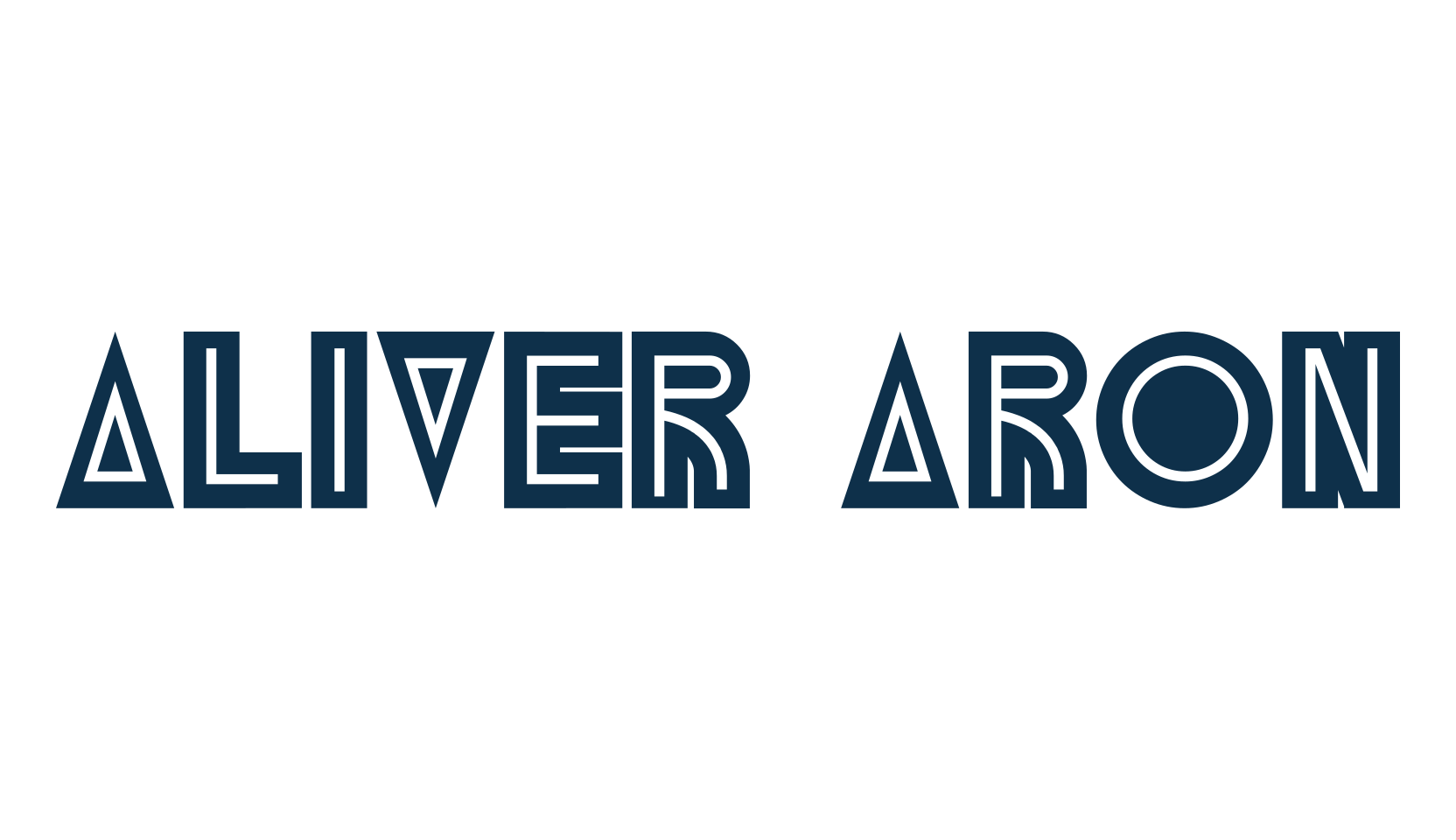 Aliver Aron, fancy decorative font preview