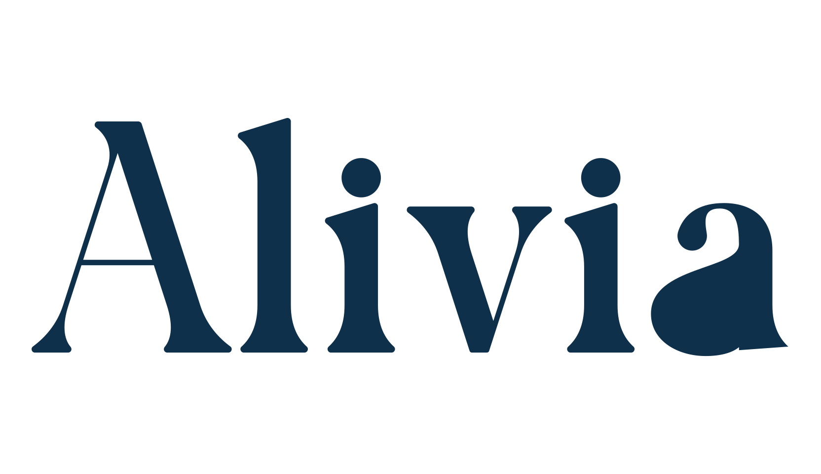 Alivia, serif font preview