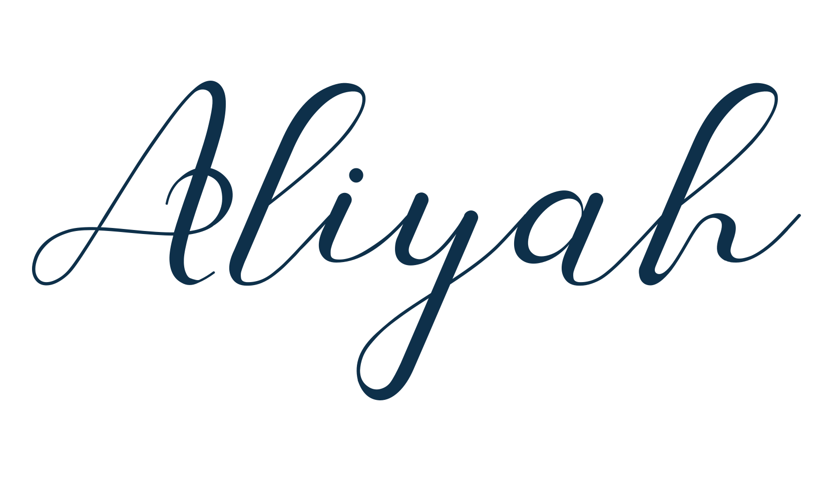 Aliyah (aliyah-2), calligraphy font preview