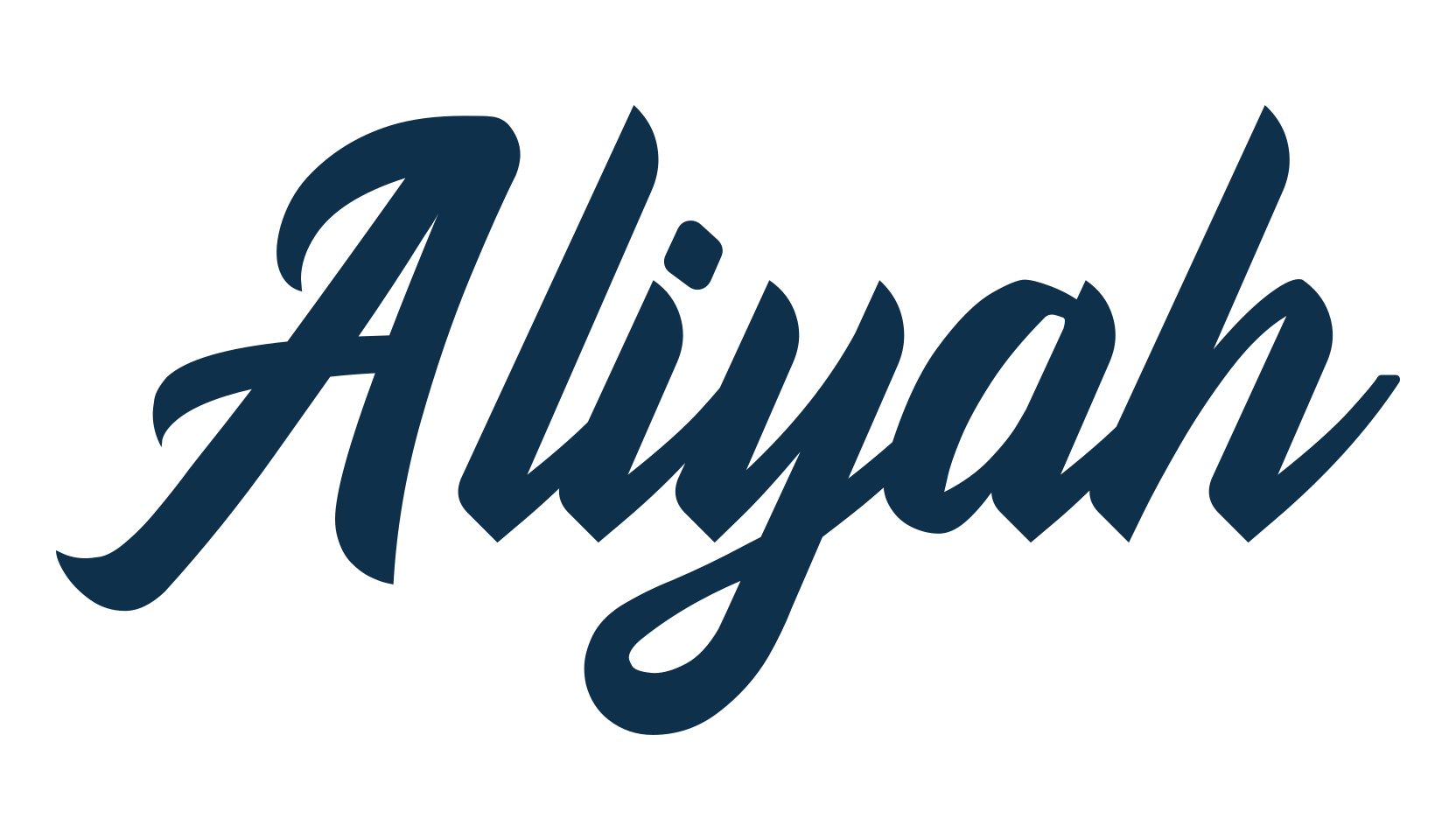 Aliyah (aliyah), fancy various decorative script calligraphy font preview