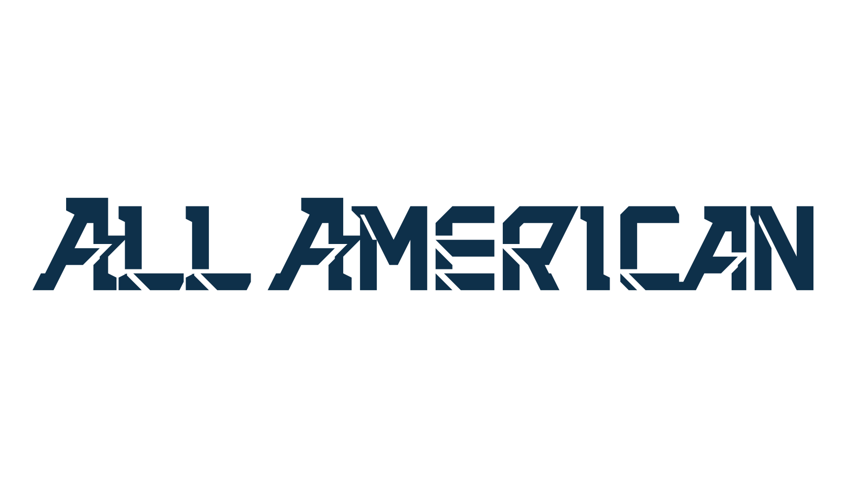 All American, various font preview
