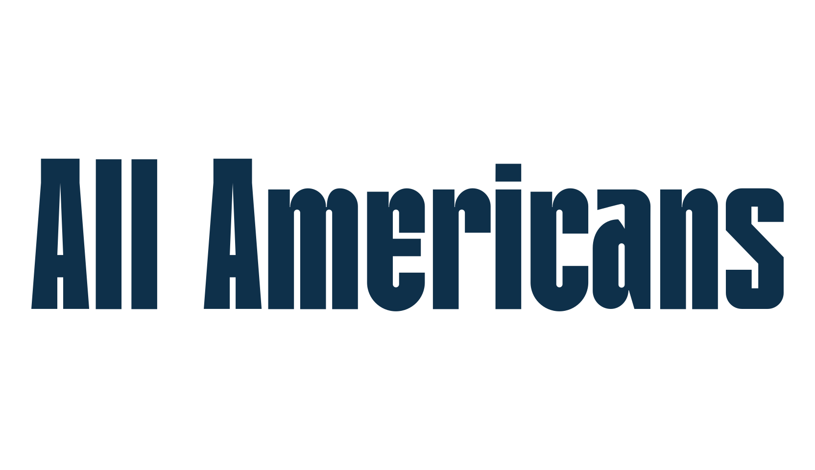 All Americans, sans serif font preview