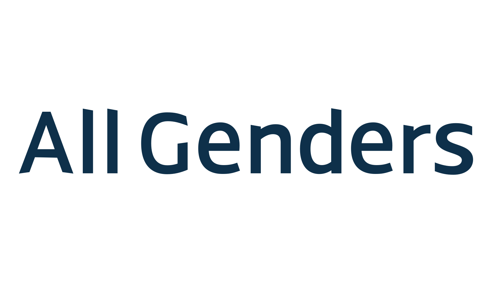 All Genders, basic sans serif font preview