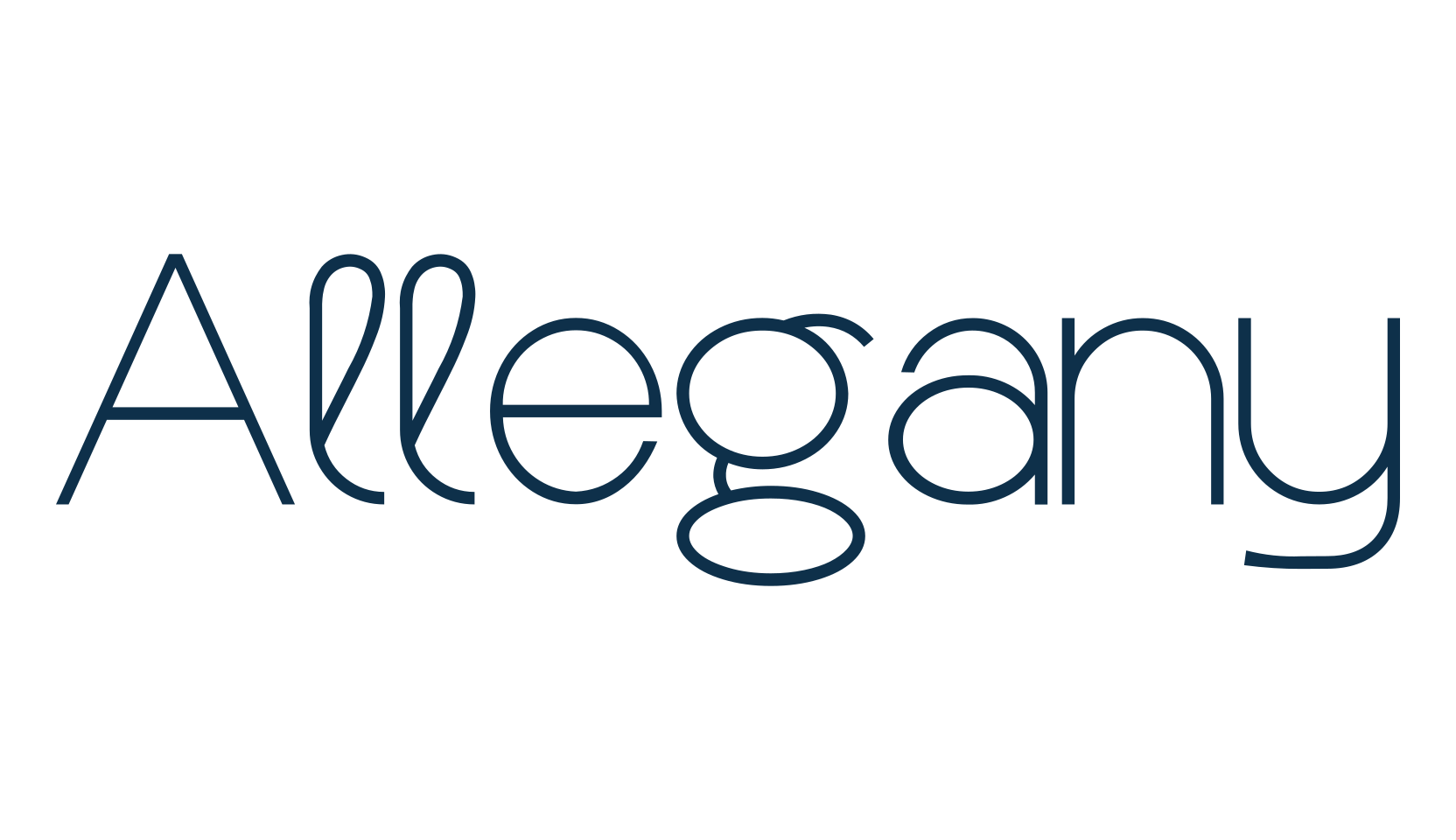 Allegany, sans serif font preview