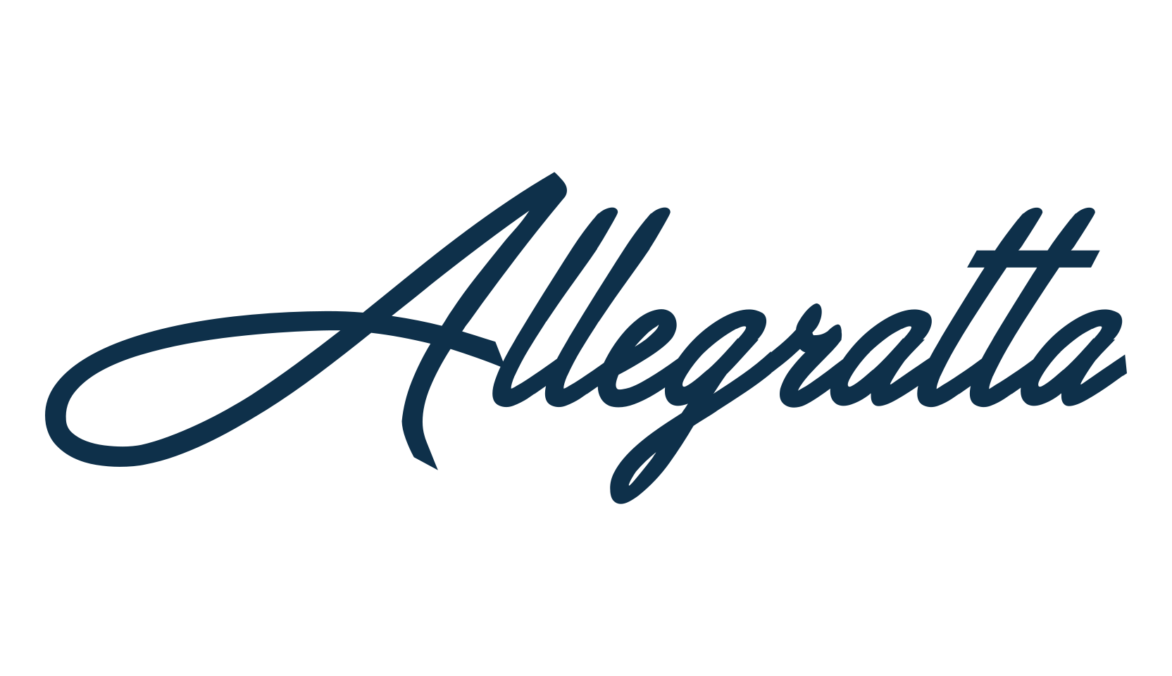 Allegratta, script calligraphy fancy decorative font preview