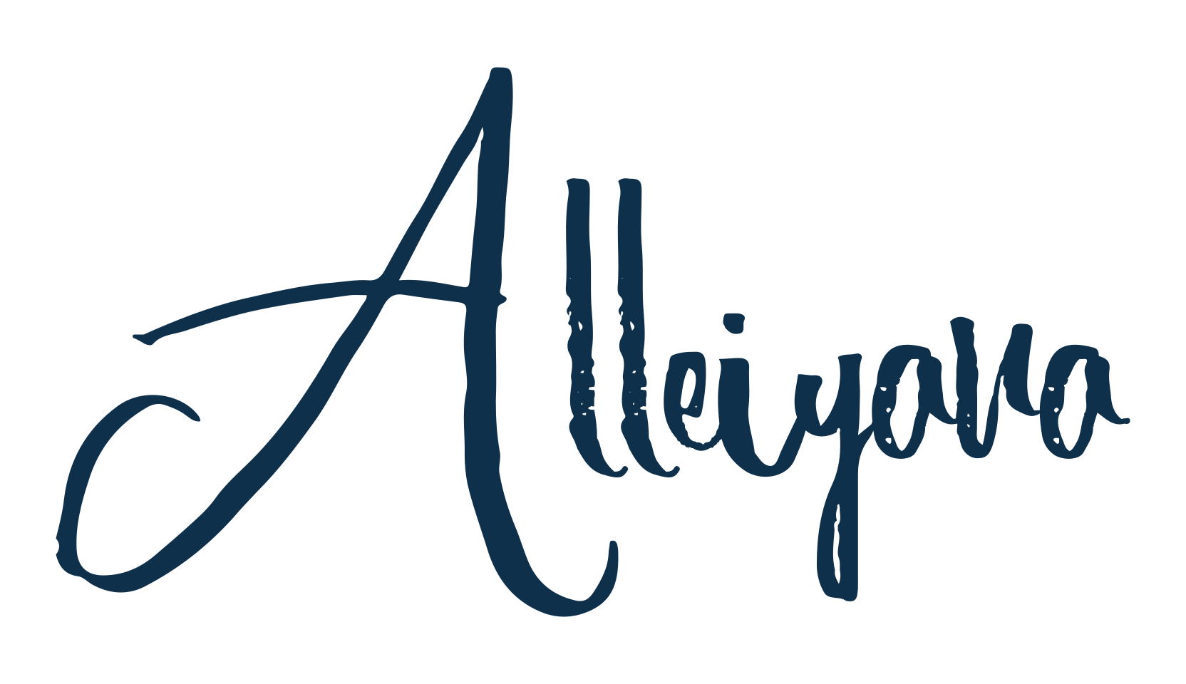 Alleiyana, script brush fancy decorative calligraphy font preview