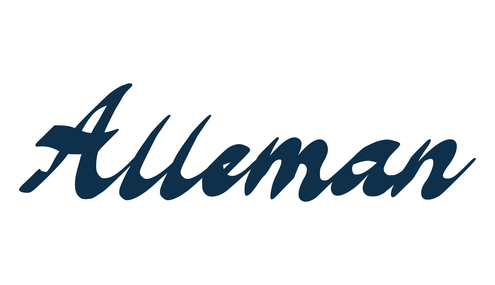 Alleman, fancy decorative font preview