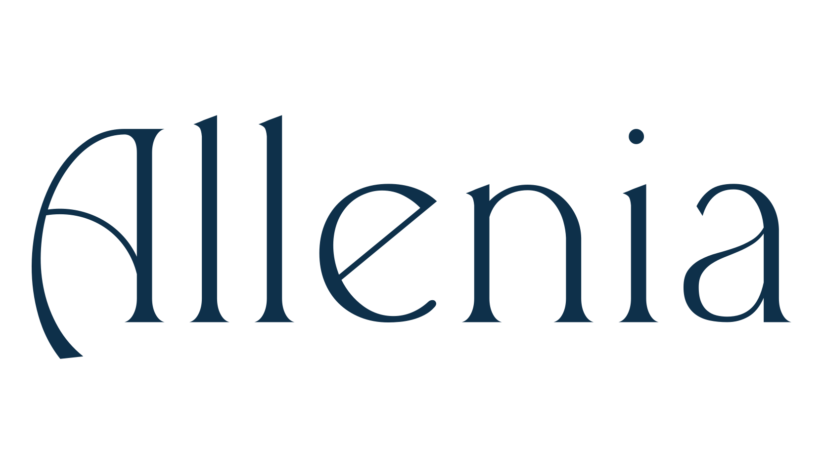 Allenia, serif font preview
