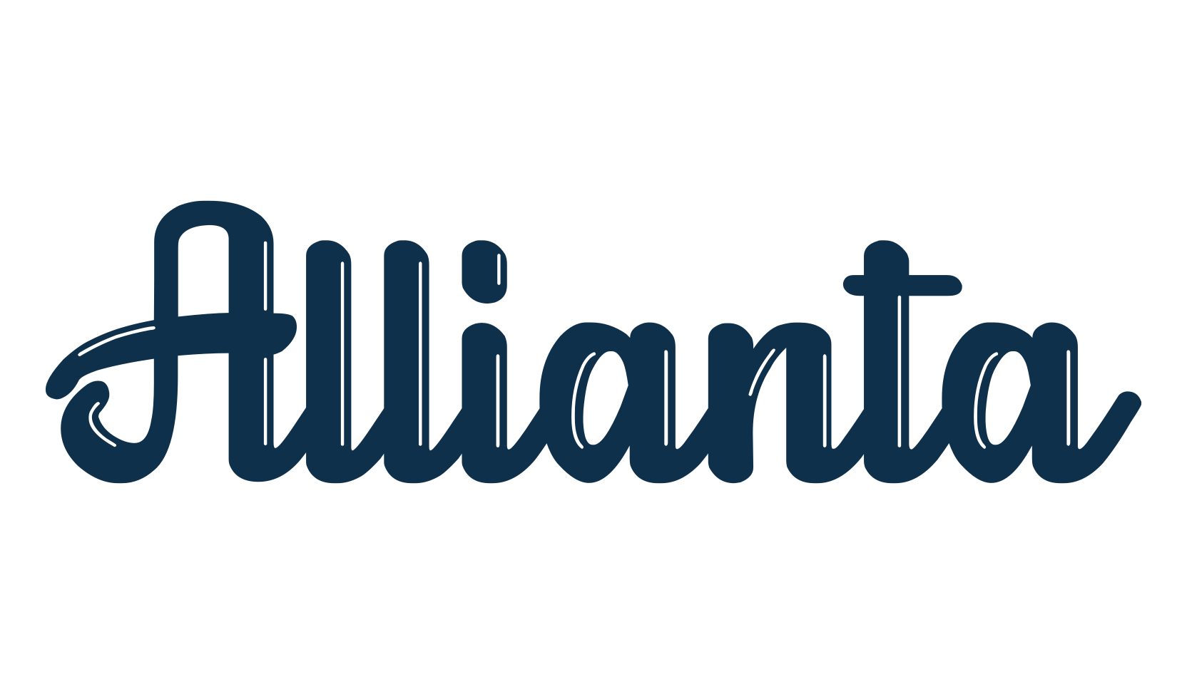 Allianta, fancy various decorative script calligraphy font preview