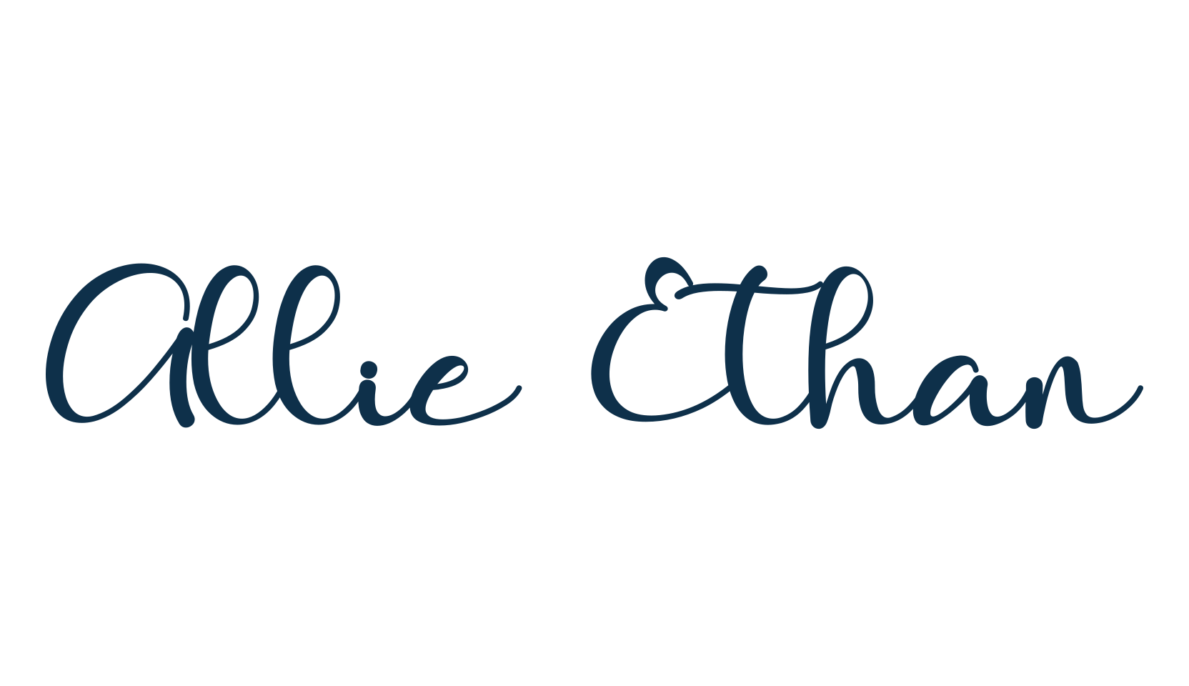 Allie Ethan, display market font preview