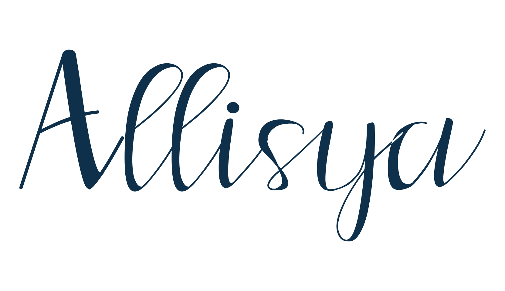 Allisya (allisya), display market font preview