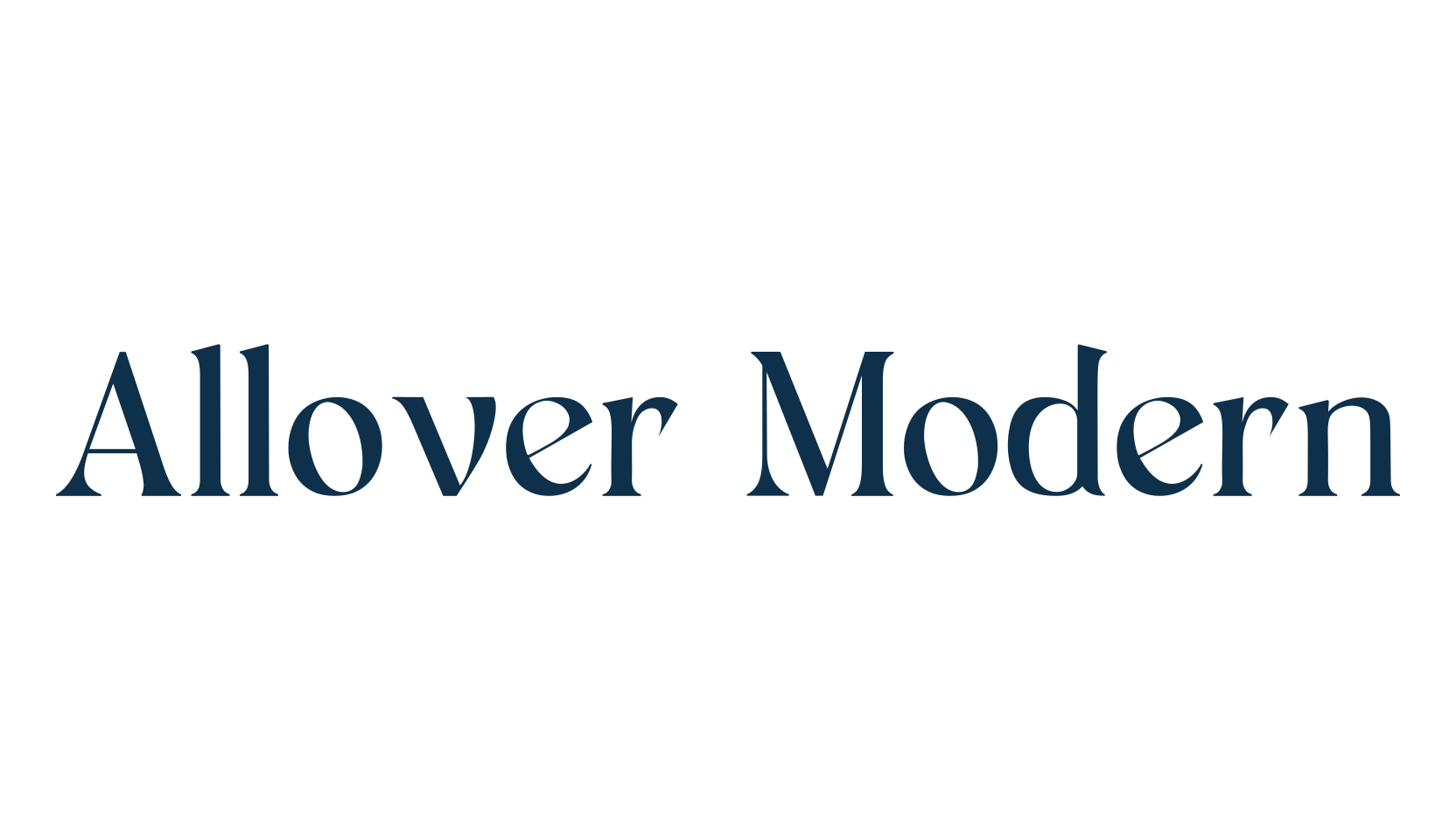Allover Modern, serif font preview