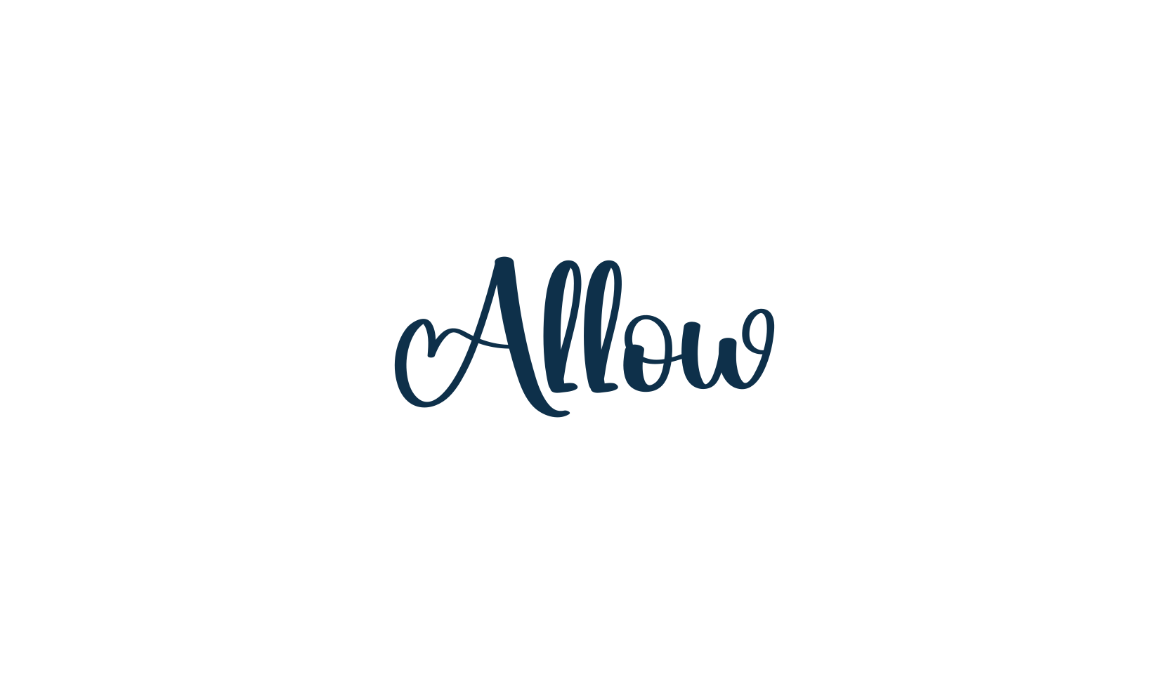 Allow, fancy decorative font preview