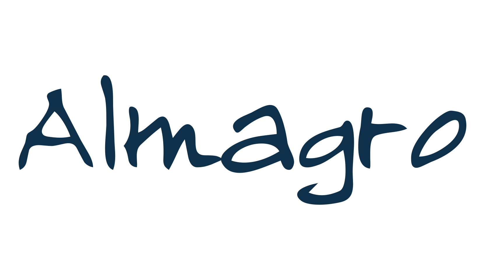 Almagro, handwriting font preview