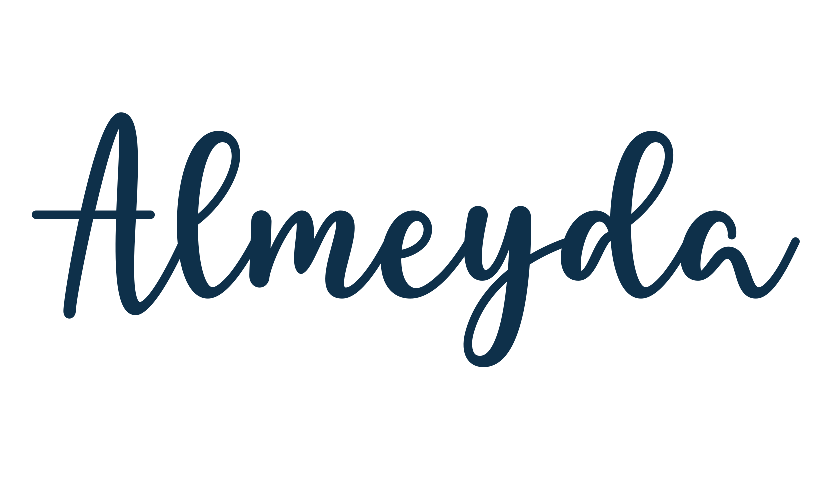 Almeyda, fancy decorative font preview
