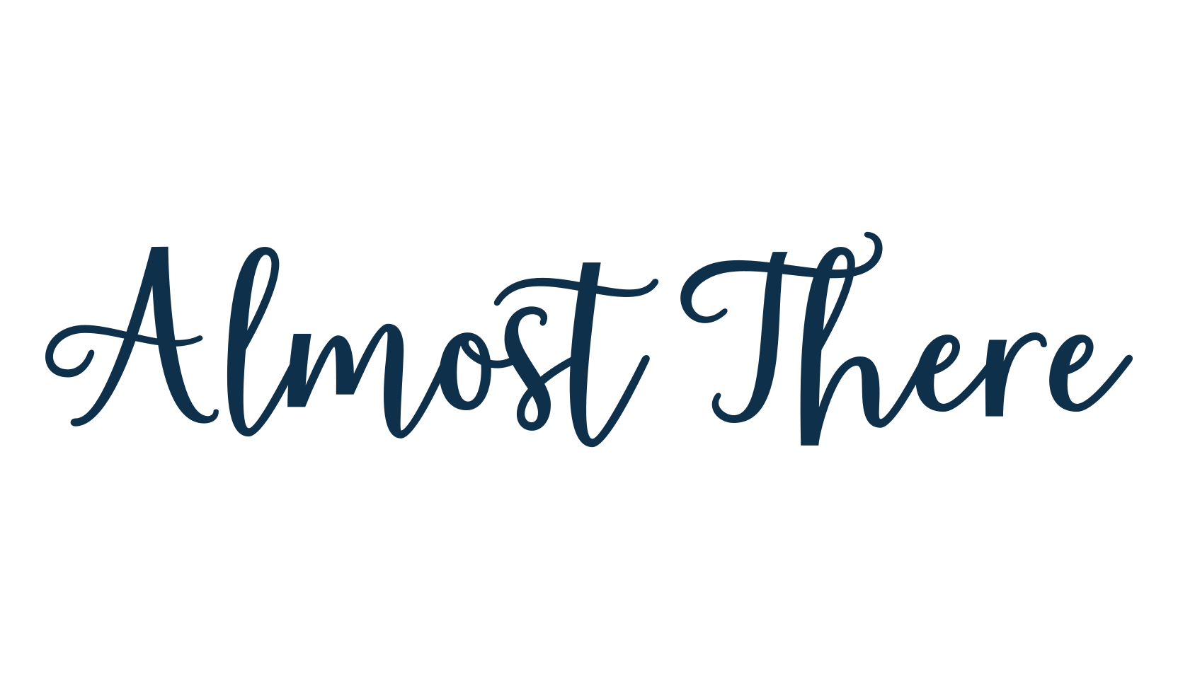 Almost There (almost-there-2), script calligraphy fancy decorative font preview