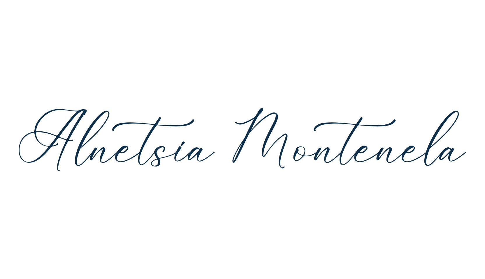 Alnetsia Montenela, script handwritten fancy decorative calligraphy font preview
