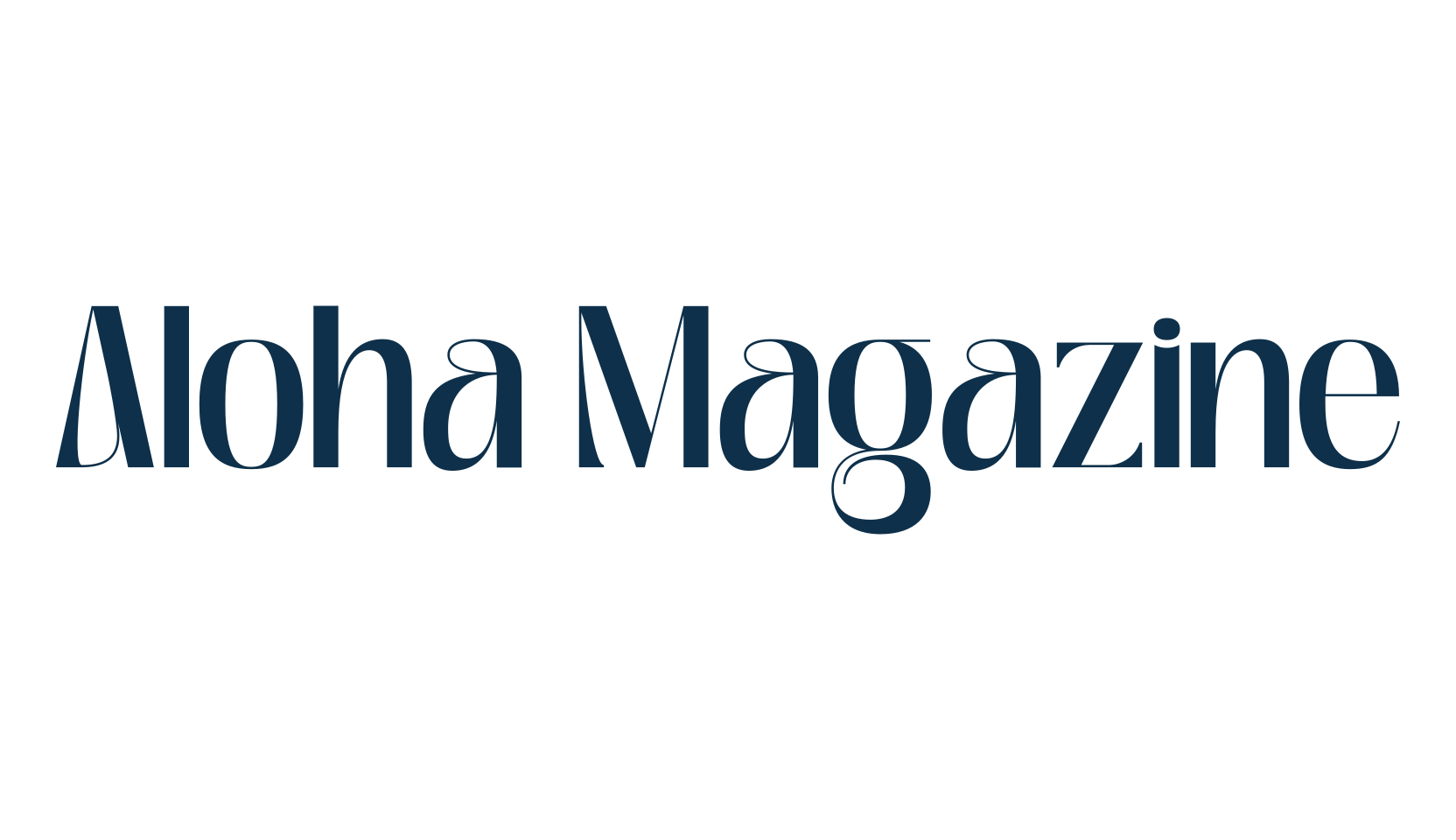 Aloha Magazine, serif font preview
