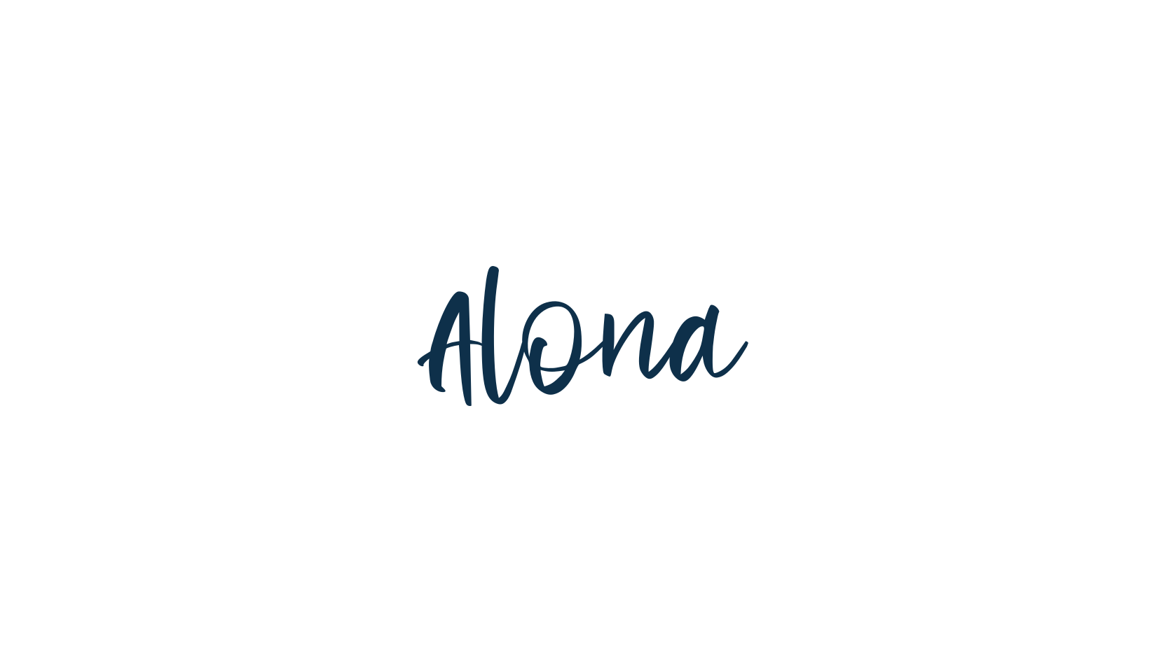 Alona, script handwritten fancy decorative calligraphy font preview