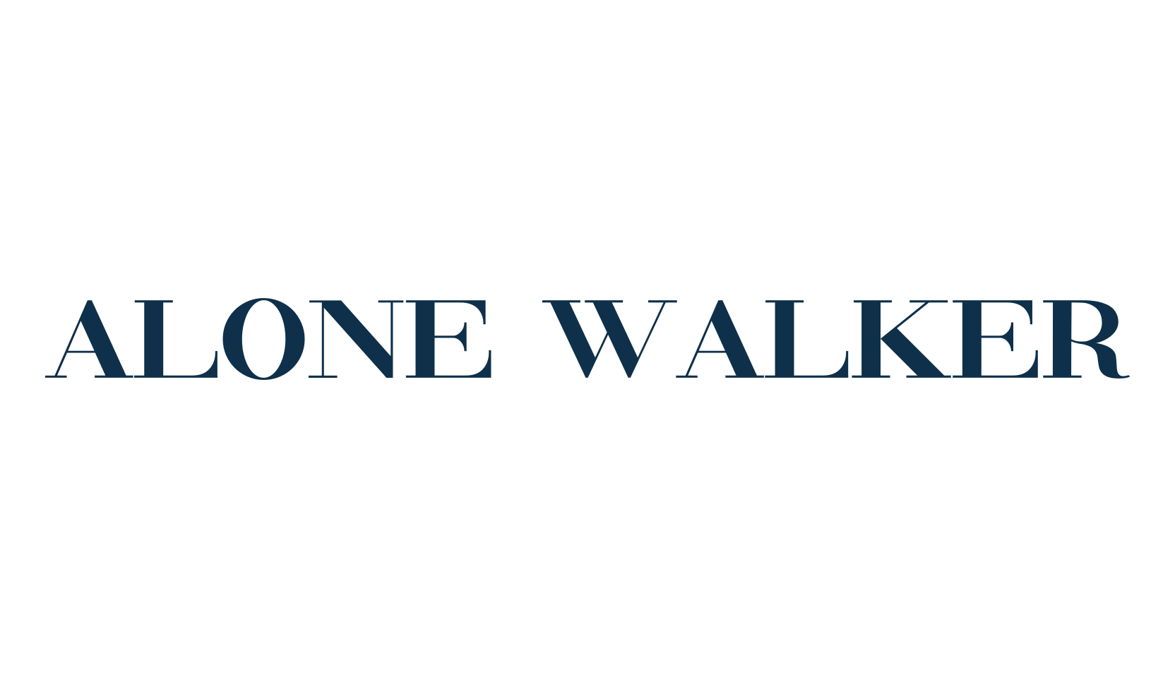 Alone Walker, basic serif font preview