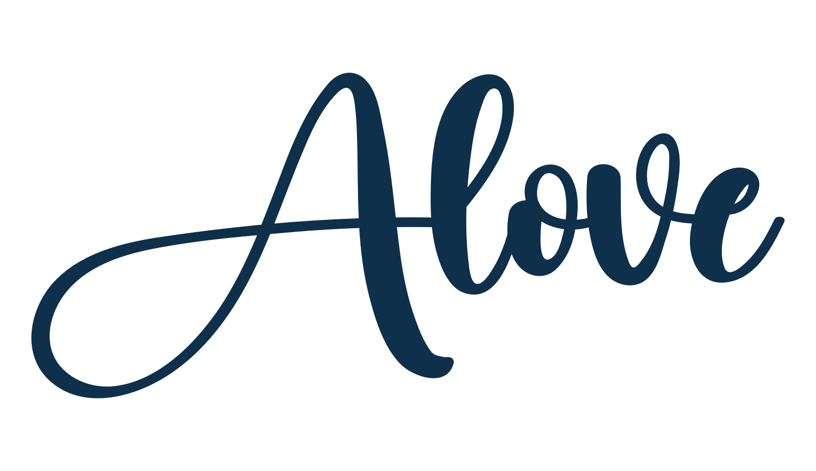 Alove, script calligraphy fancy decorative font preview
