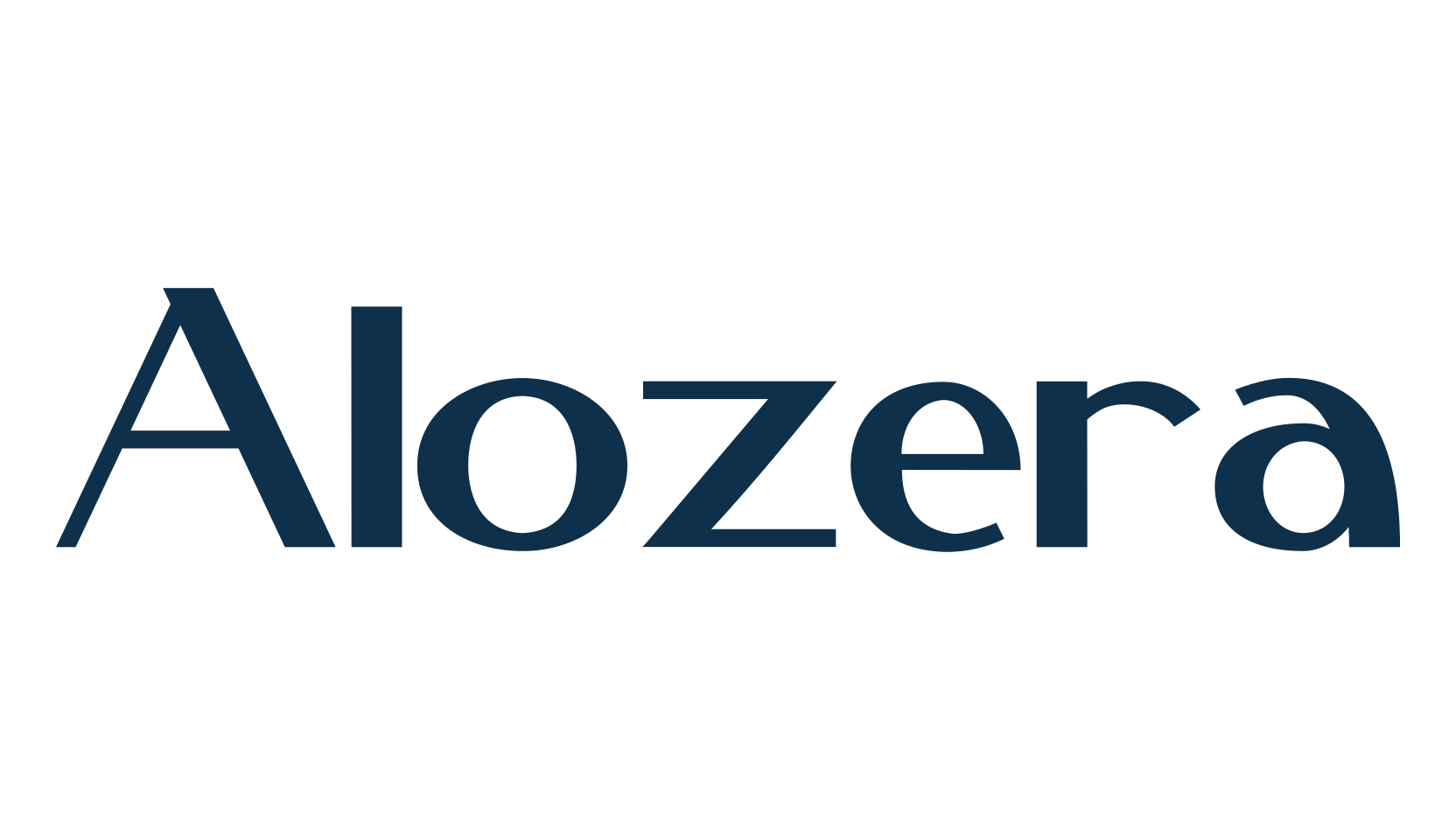 Alozera, basic sans serif font preview