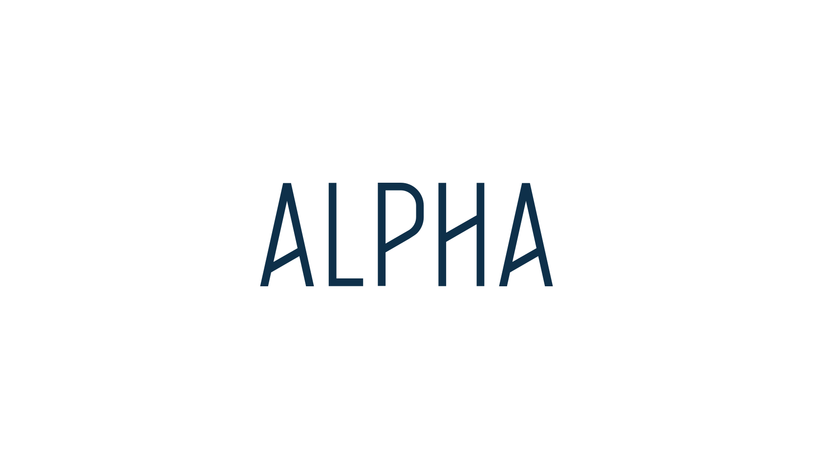 Alpha, basic sans serif font preview