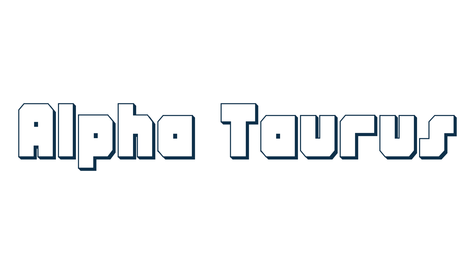 Alpha Taurus, techno sci-fi font preview