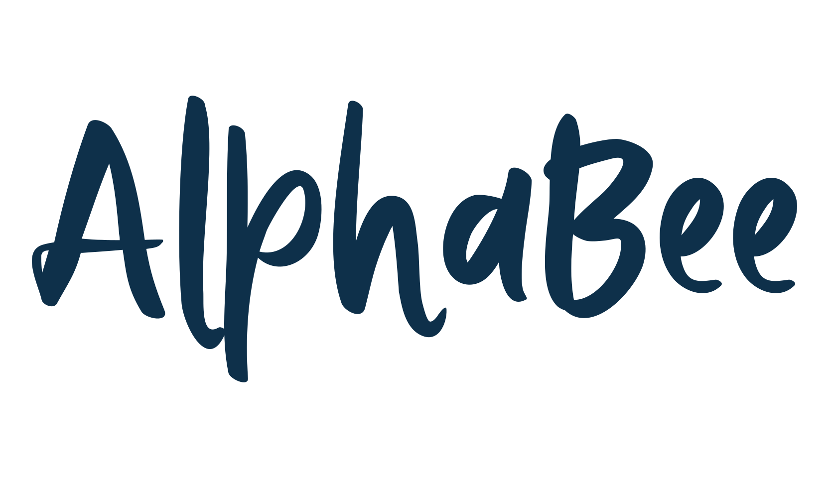 AlphaBee, script handwritten fancy decorative calligraphy font preview