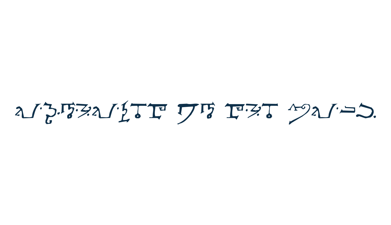 Alphabet of the Magi, fancy decorative font preview