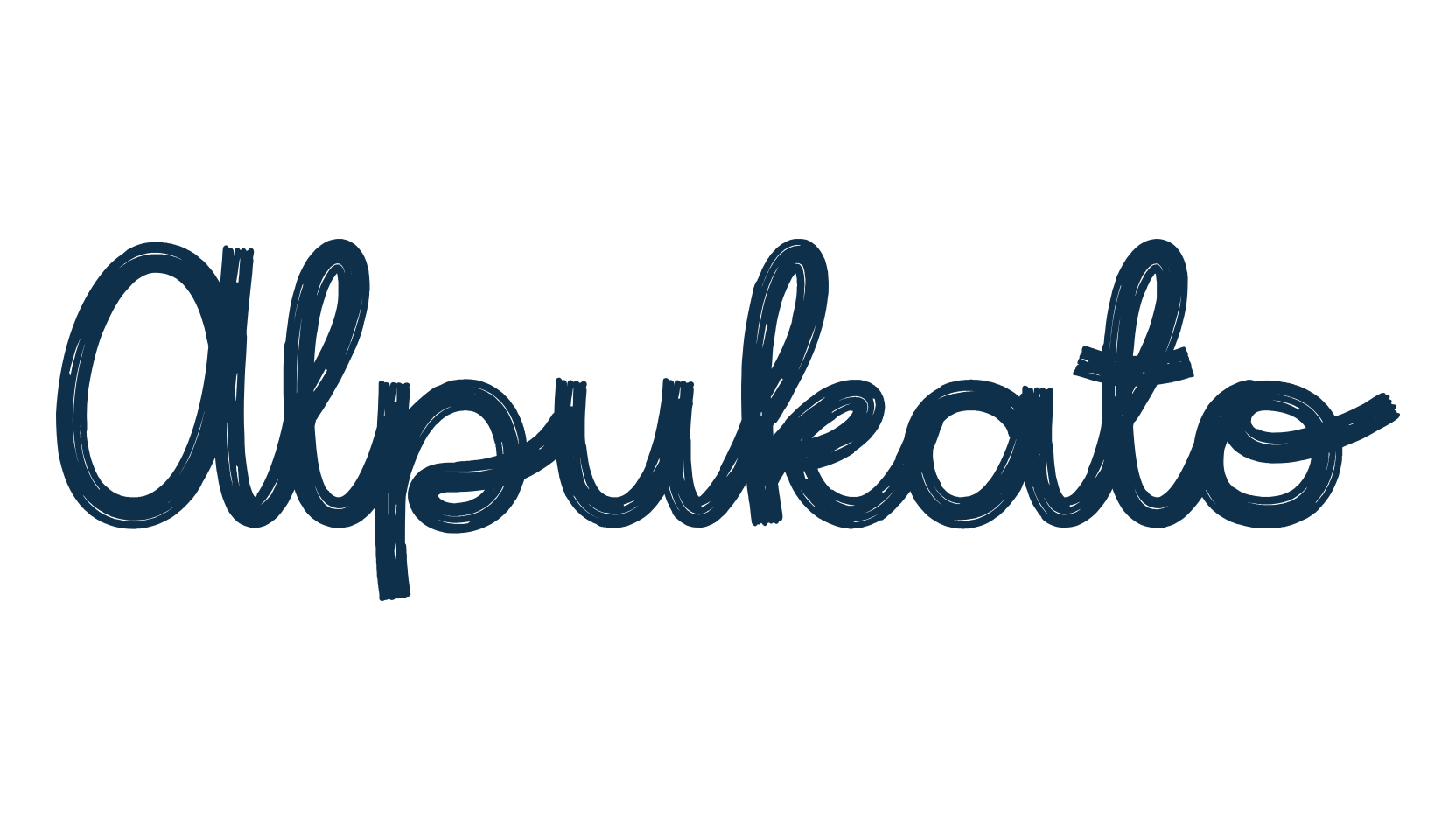 Alpukato, brush font preview