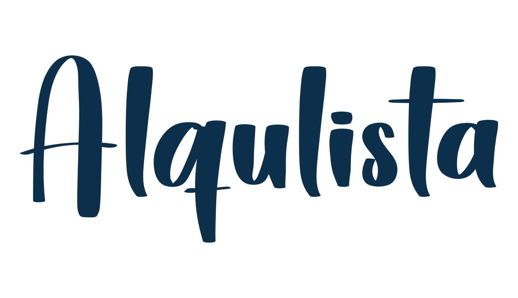 Alqulista, script brush fancy decorative calligraphy font preview