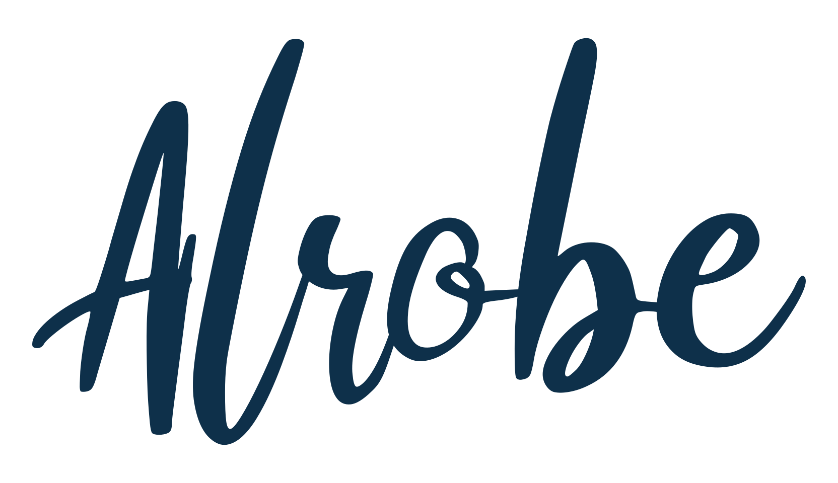 Alrobe, script handwritten fancy decorative calligraphy font preview