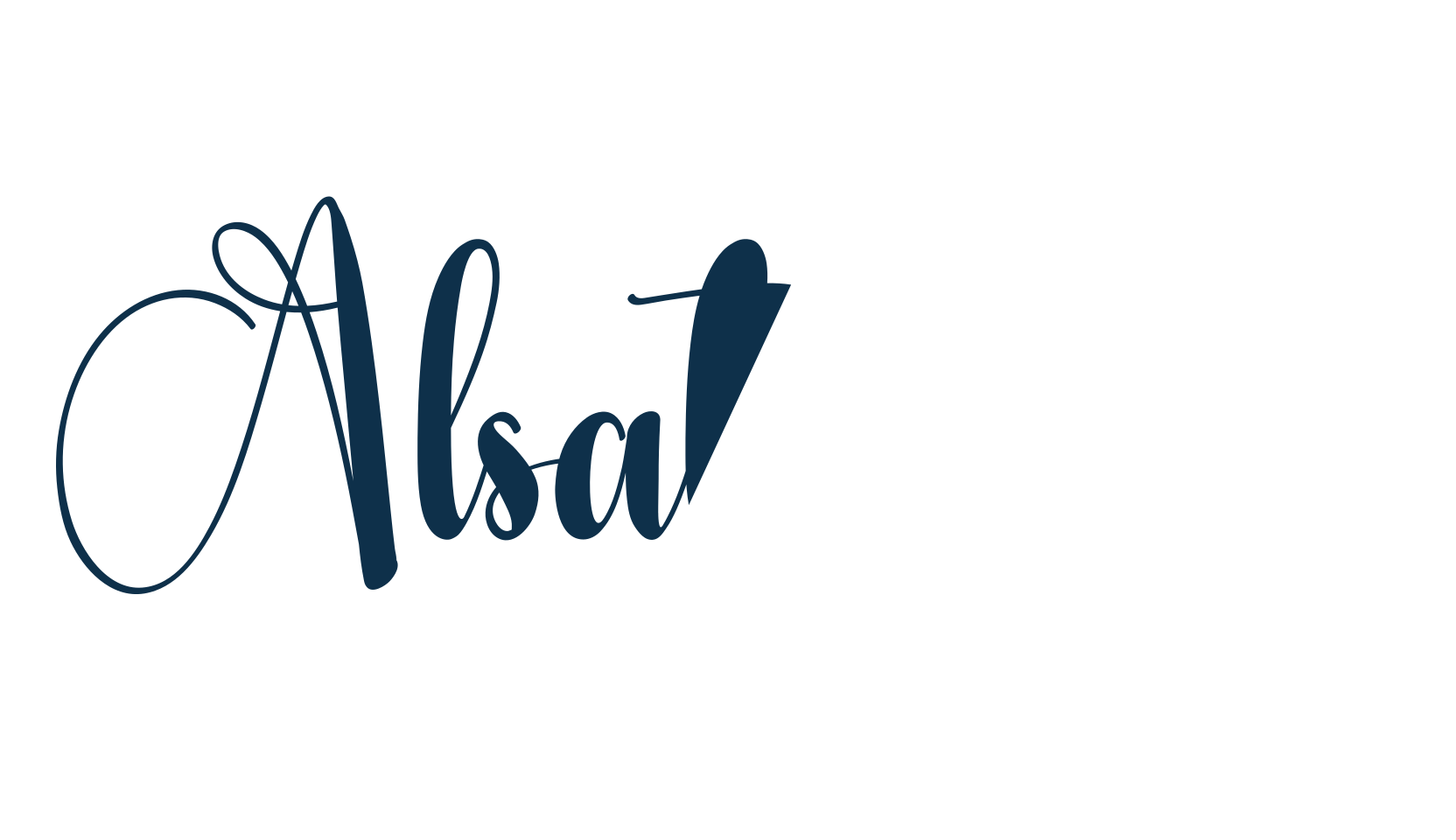 Alsatiandog, fancy decorative font preview