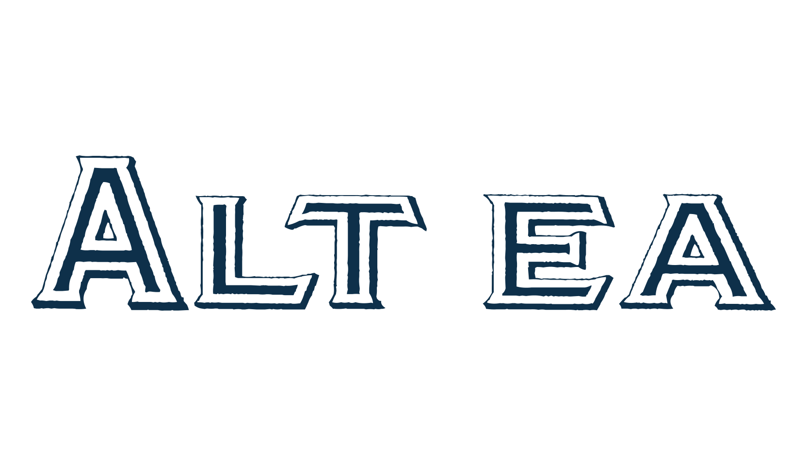 Altea, fancy retro decorative font preview