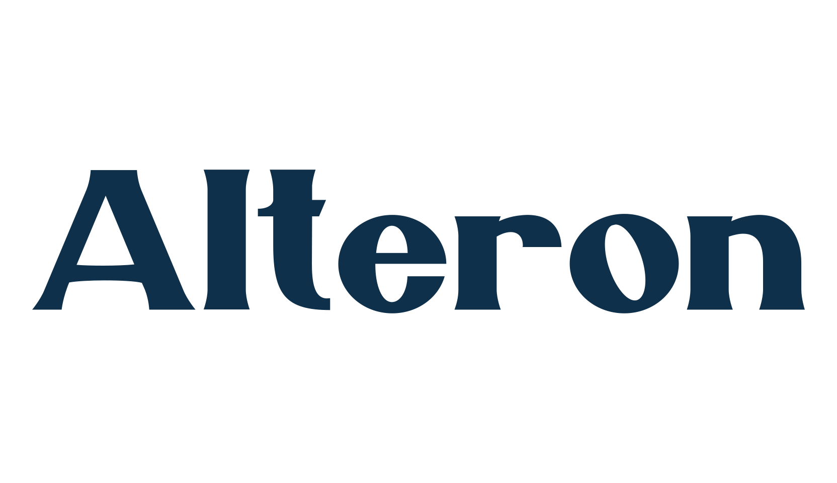 Alteron, basic serif font preview
