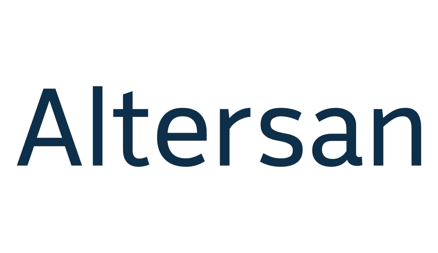 Altersan, basic sans serif font preview