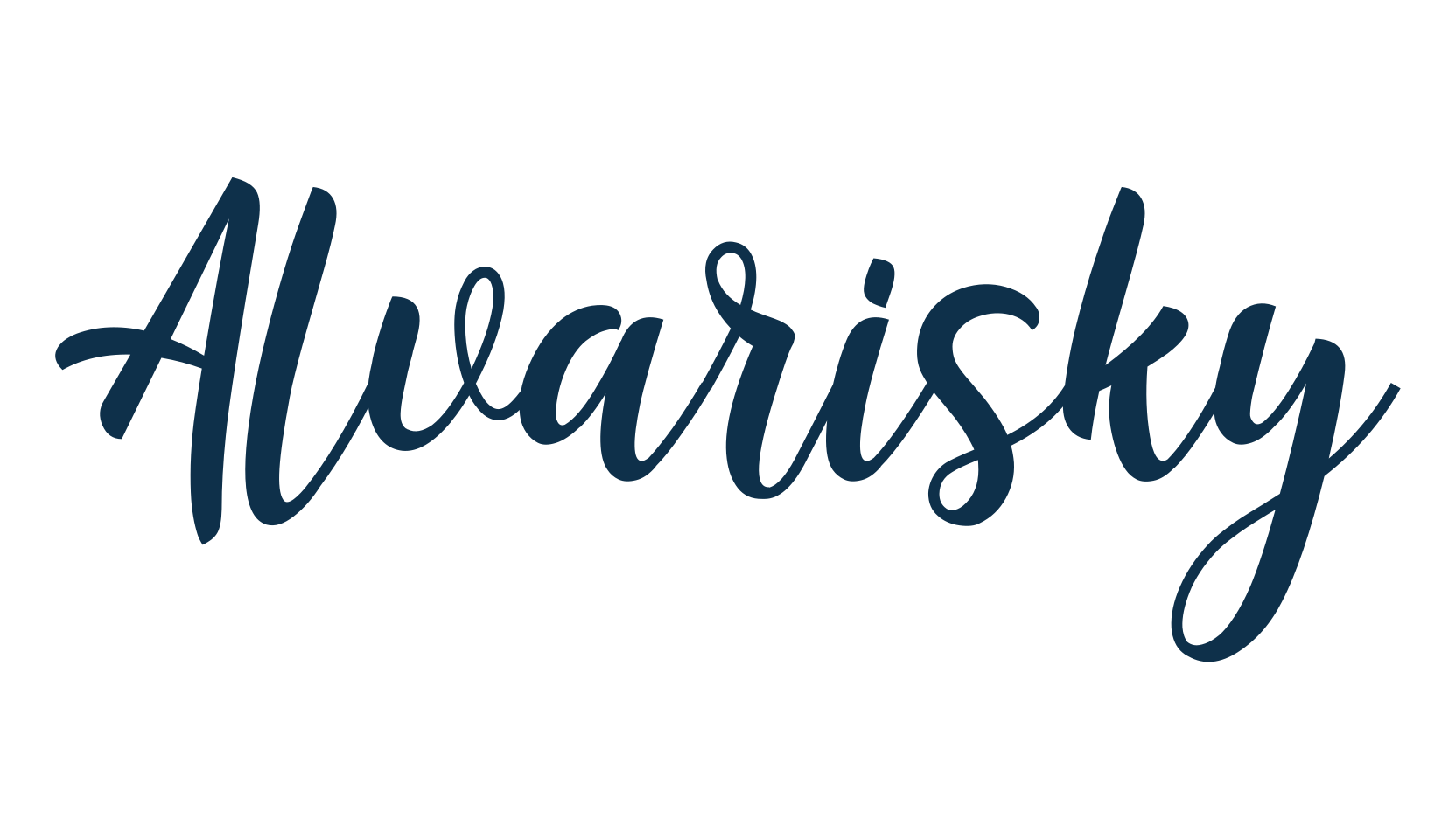 Alvarisky, fancy various decorative script calligraphy font preview