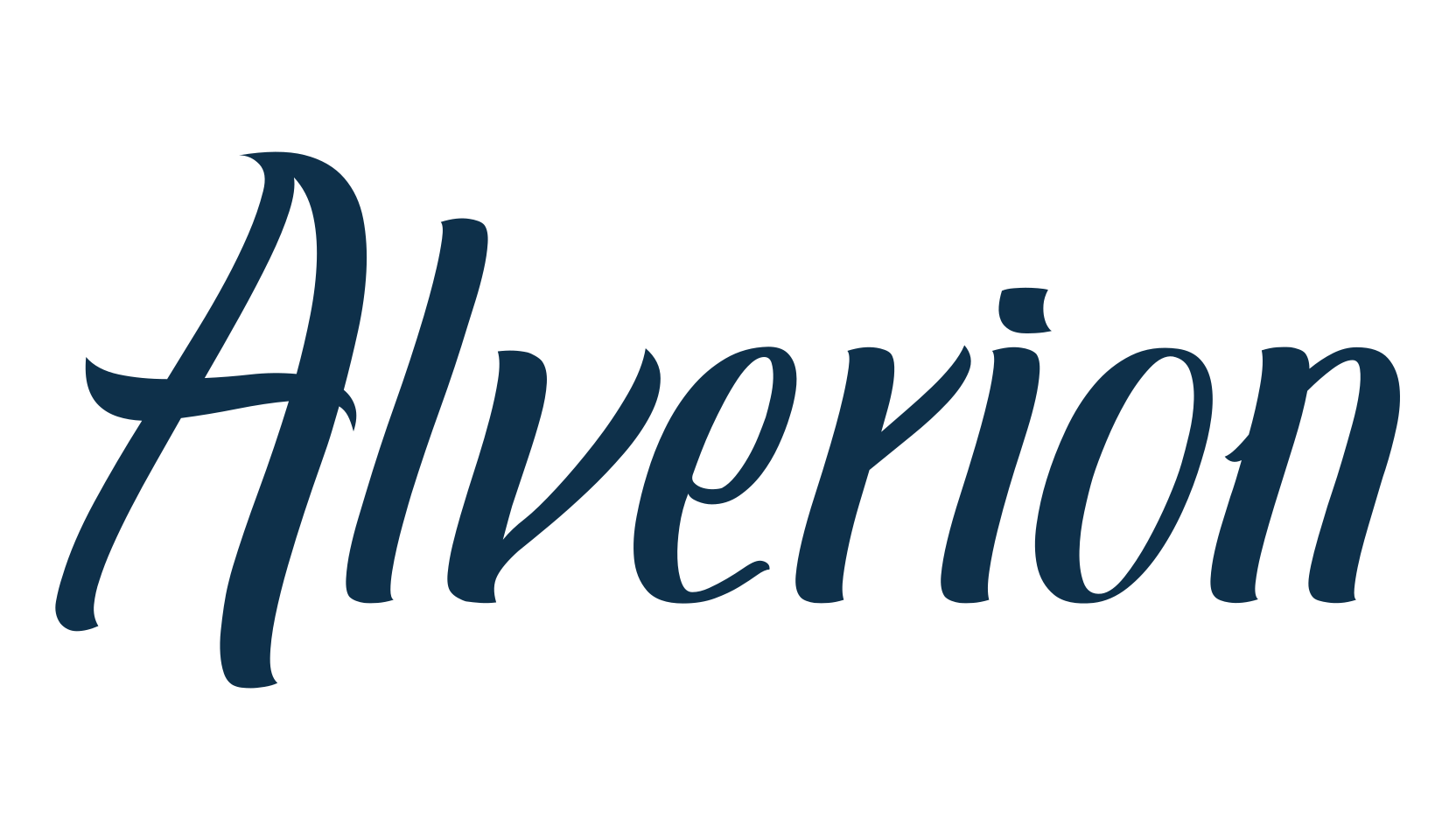 Alverion, fancy decorative font preview