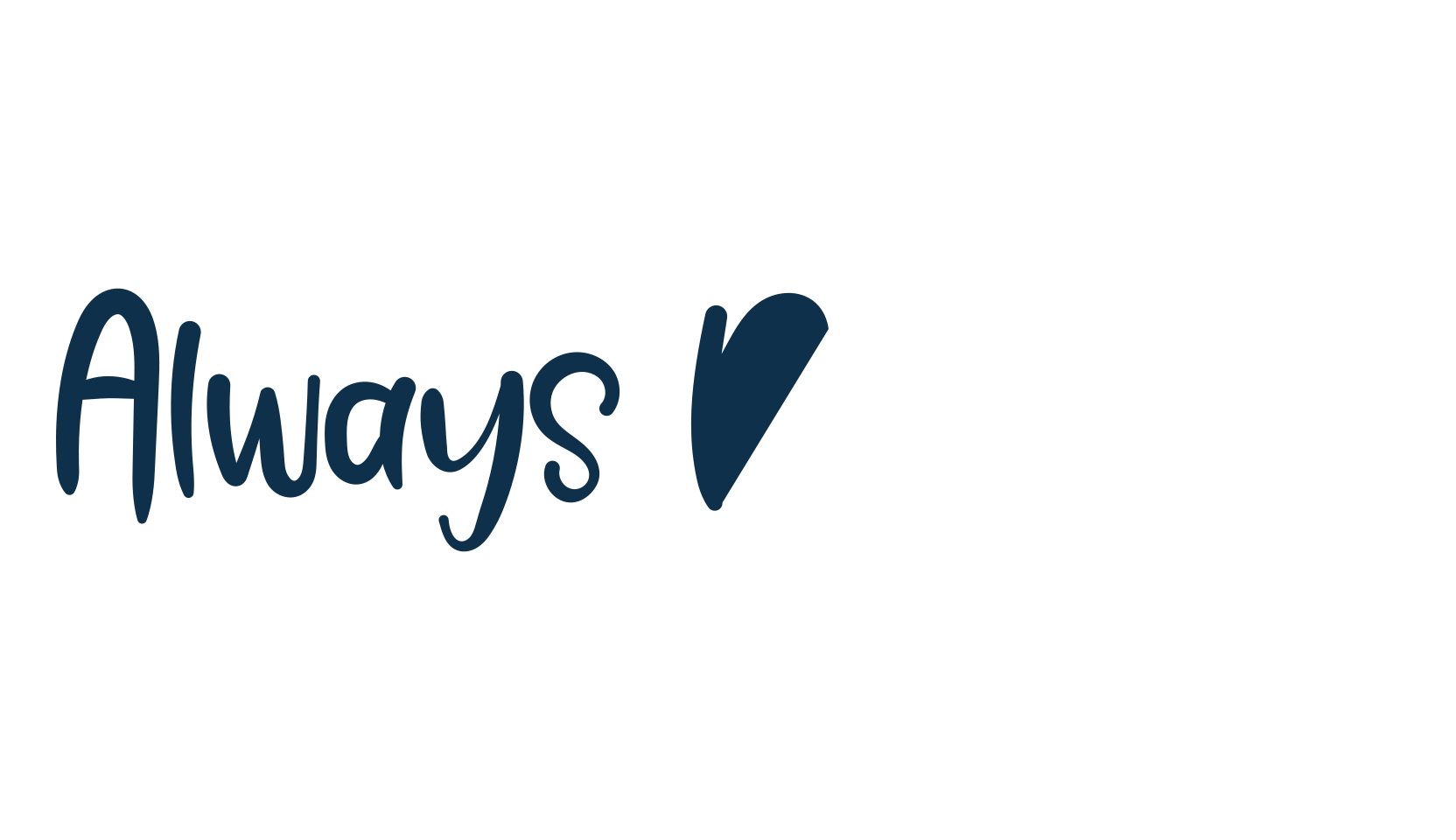 Always Be Loved, fancy decorative font preview