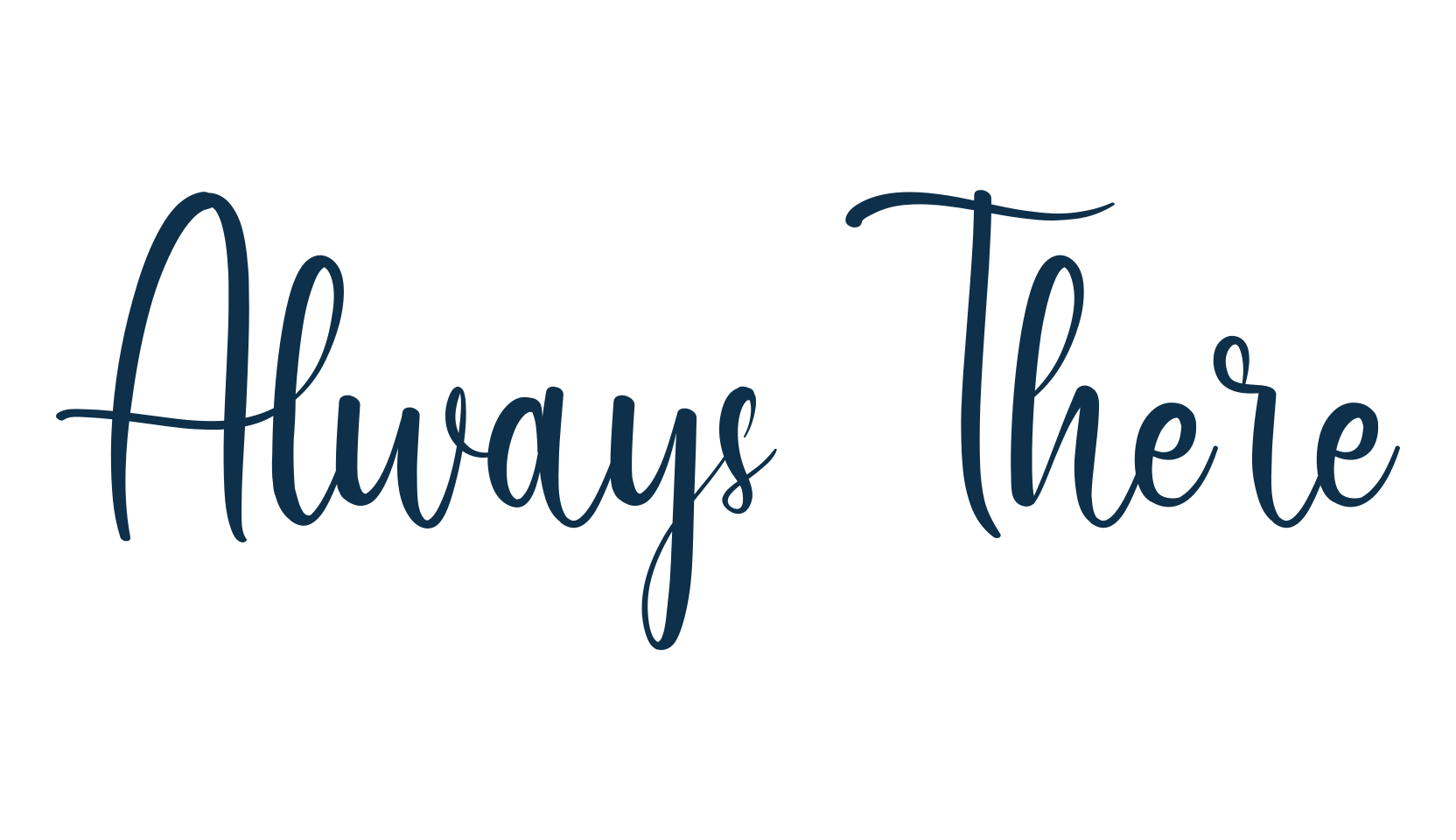 Always There, display market font preview