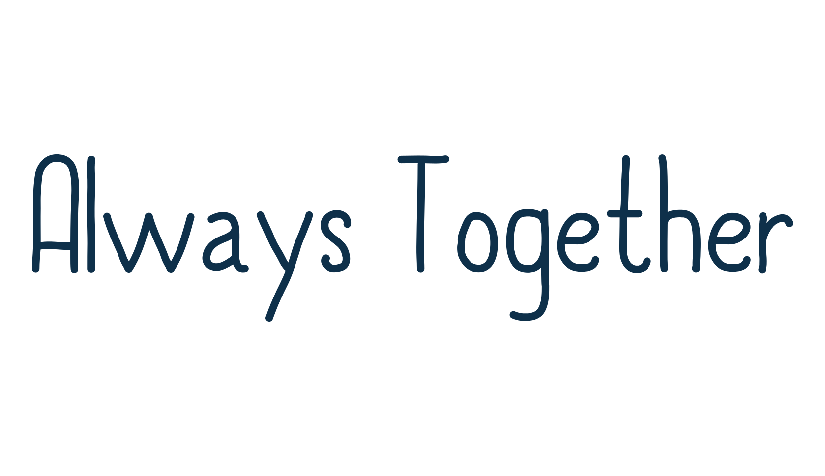 Always Together (always-together), fancy various decorative script calligraphy font preview