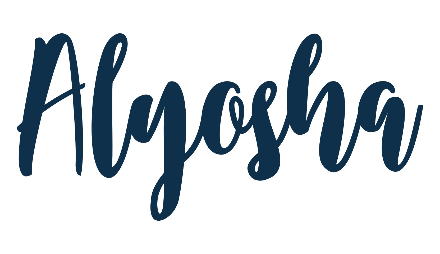 Alyosha, various font preview