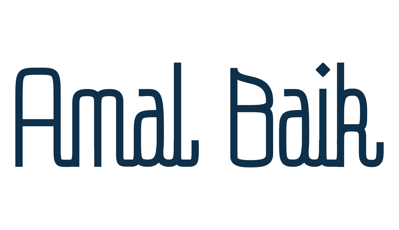 Amal Baik, arabic font preview