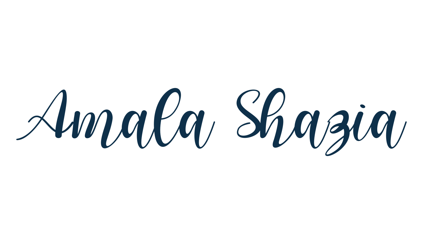 Amala Shazia, script calligraphy fancy decorative font preview