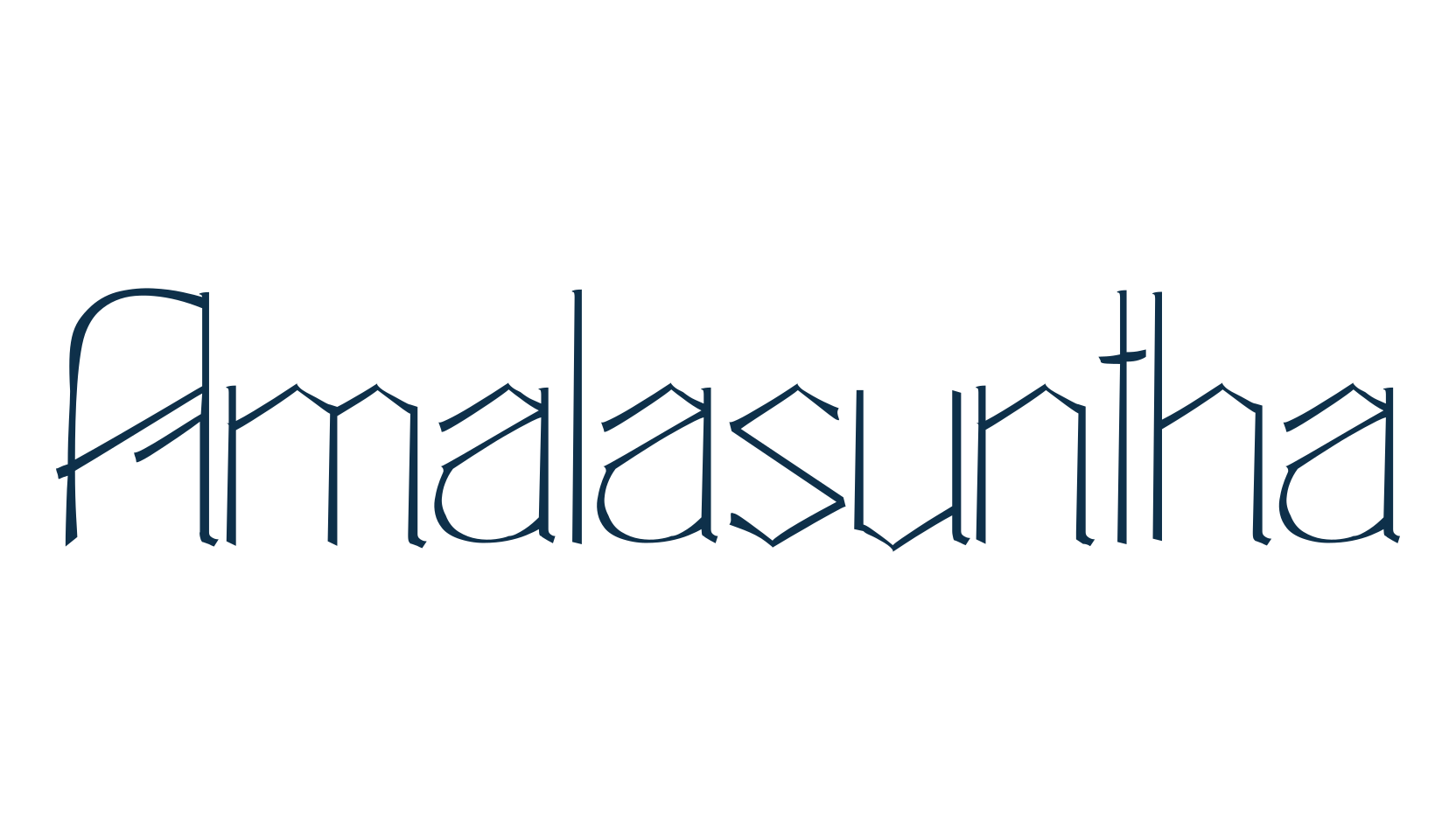 Amalasuntha, gothic modern font preview