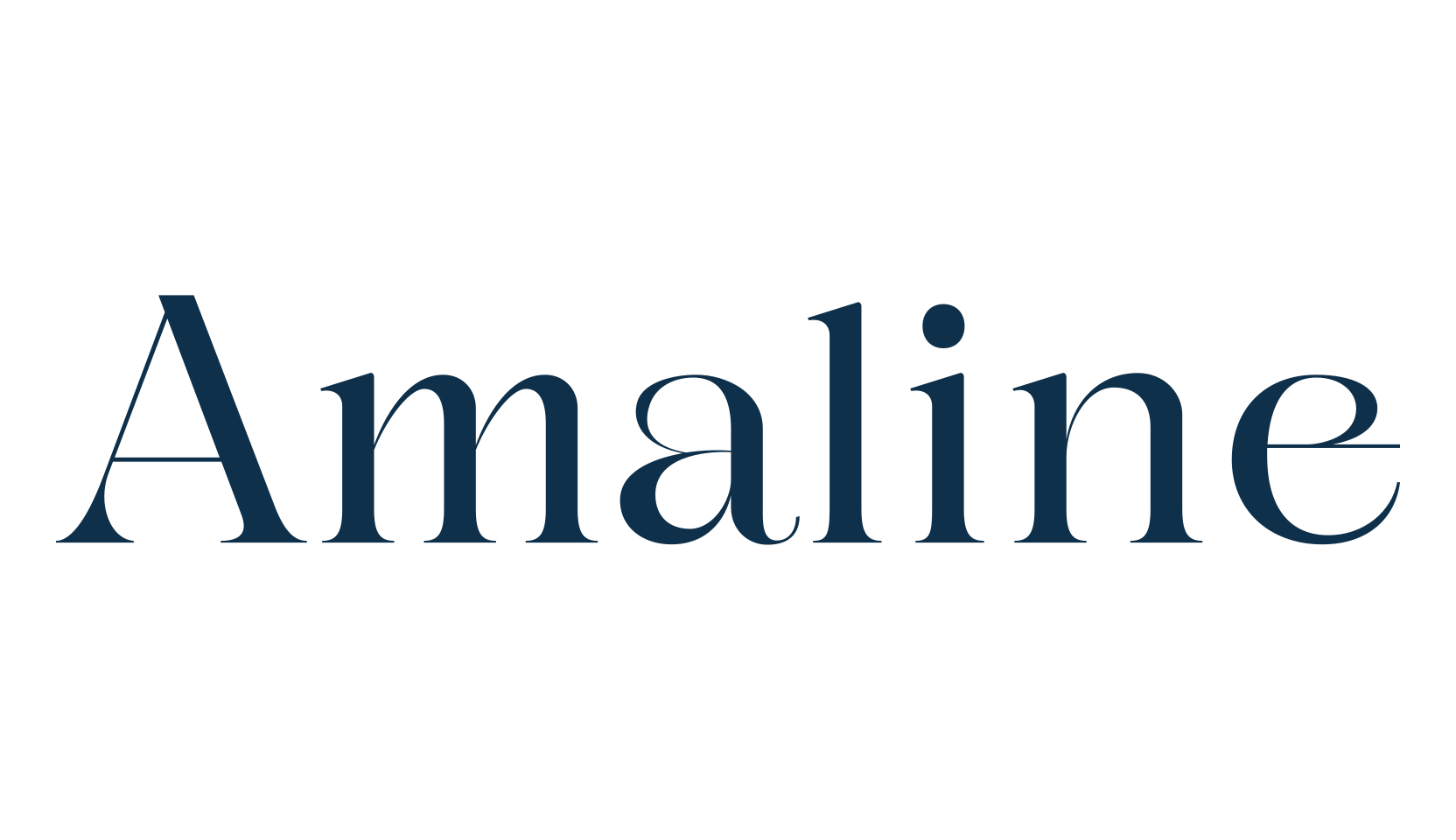 Amaline, serif font preview