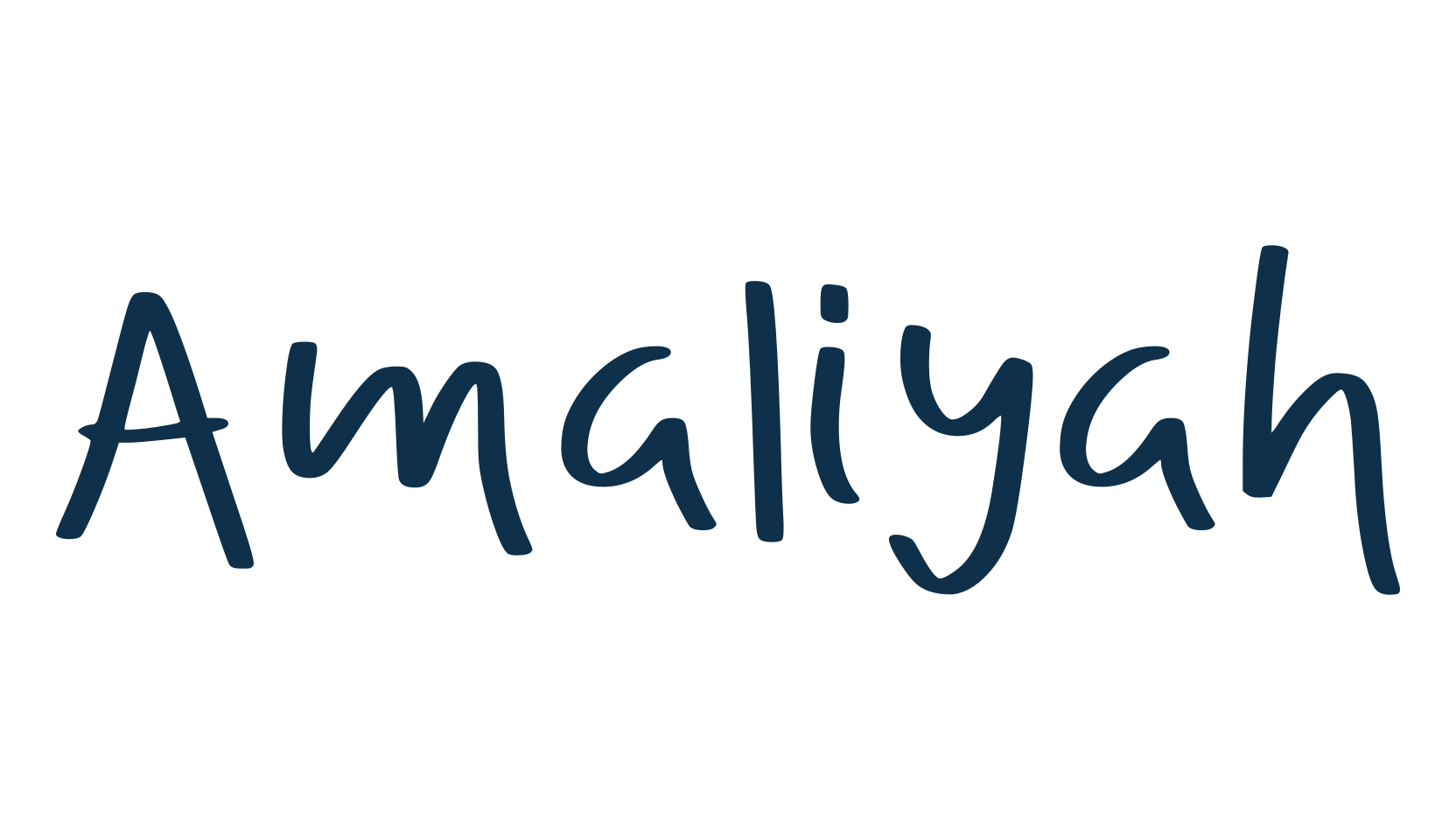 Amaliyah, script handwritten fancy decorative calligraphy font preview